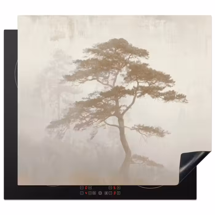 Inductie beschermer - Boom - Oosterse stijl - Landschap