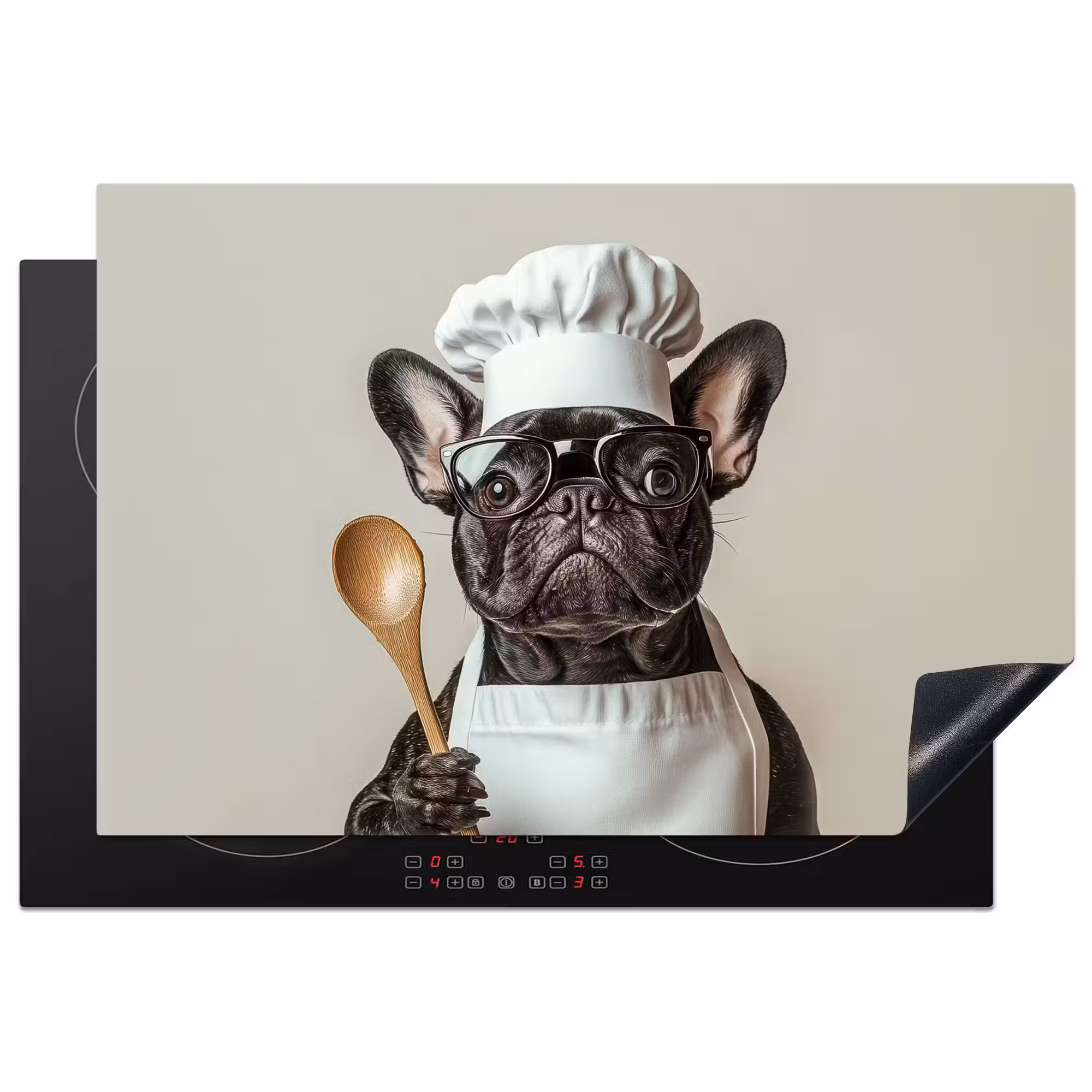 Inductie beschermer - Bril - Hond - Kok