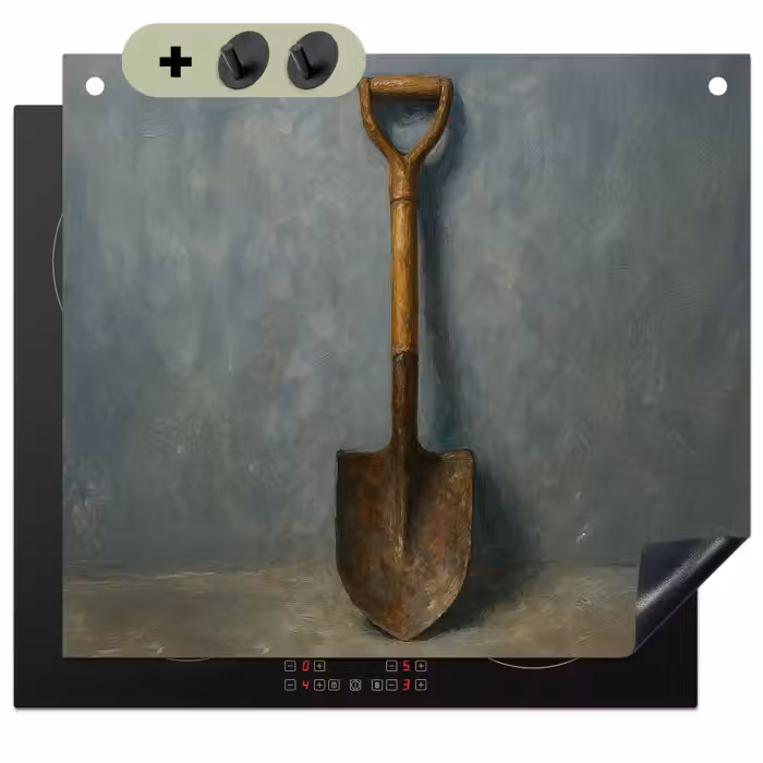 Inductie beschermer en spatscherm (2in1) - Schep - Gereedschap - Schilderij