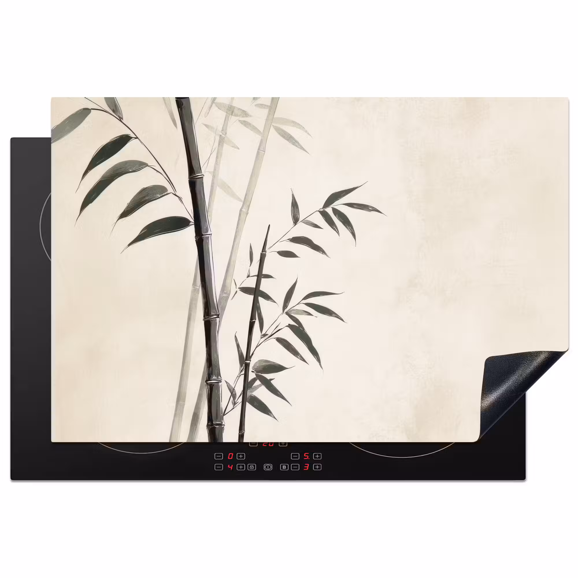 Inductie beschermer - Japandi - Bamboe - Beige