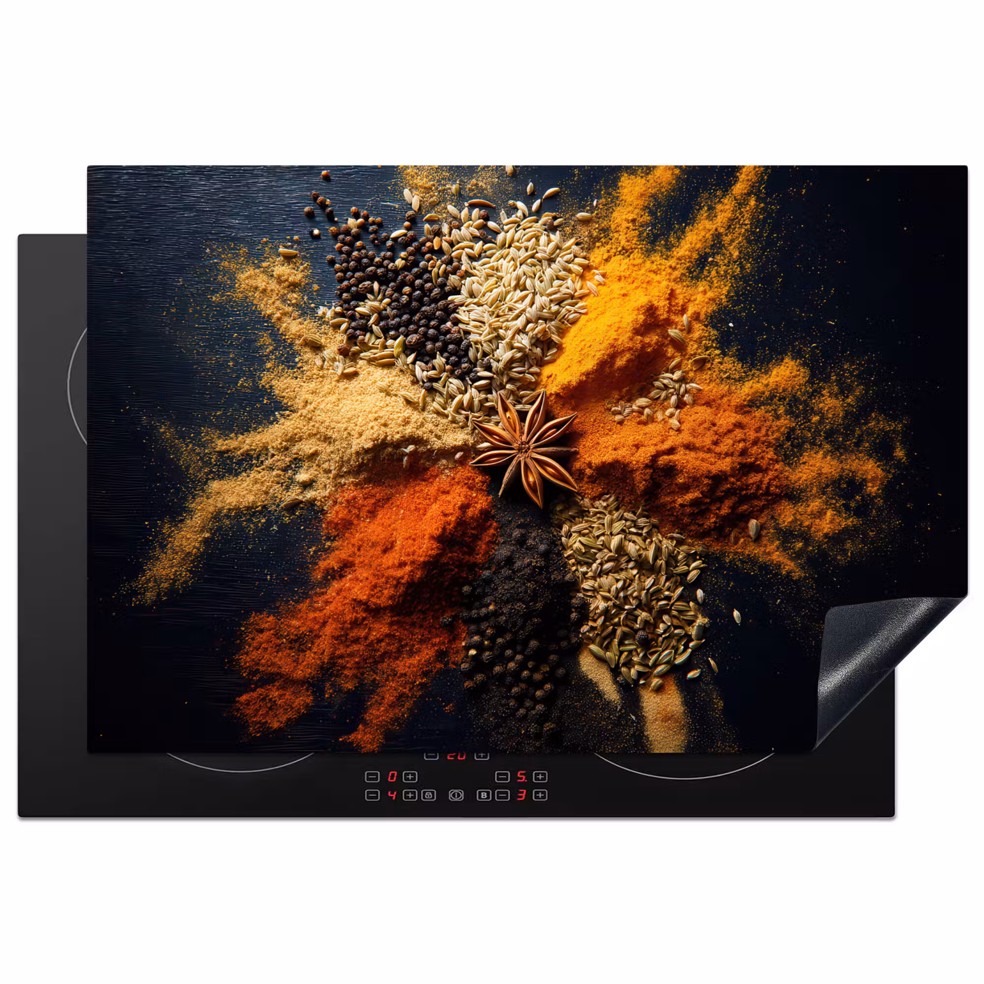 Inductie beschermer - Specerijen - Explosie - Oranje