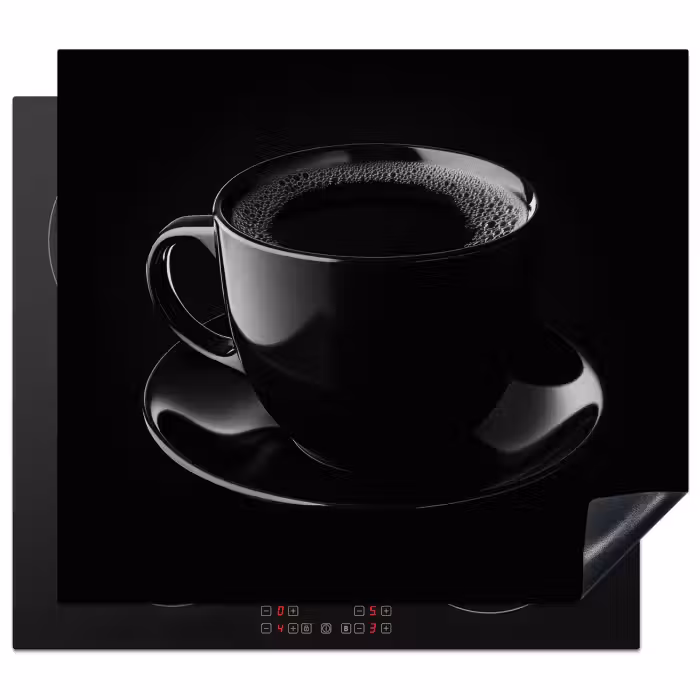 Inductie beschermer - Zwart - Koffie - Kopje