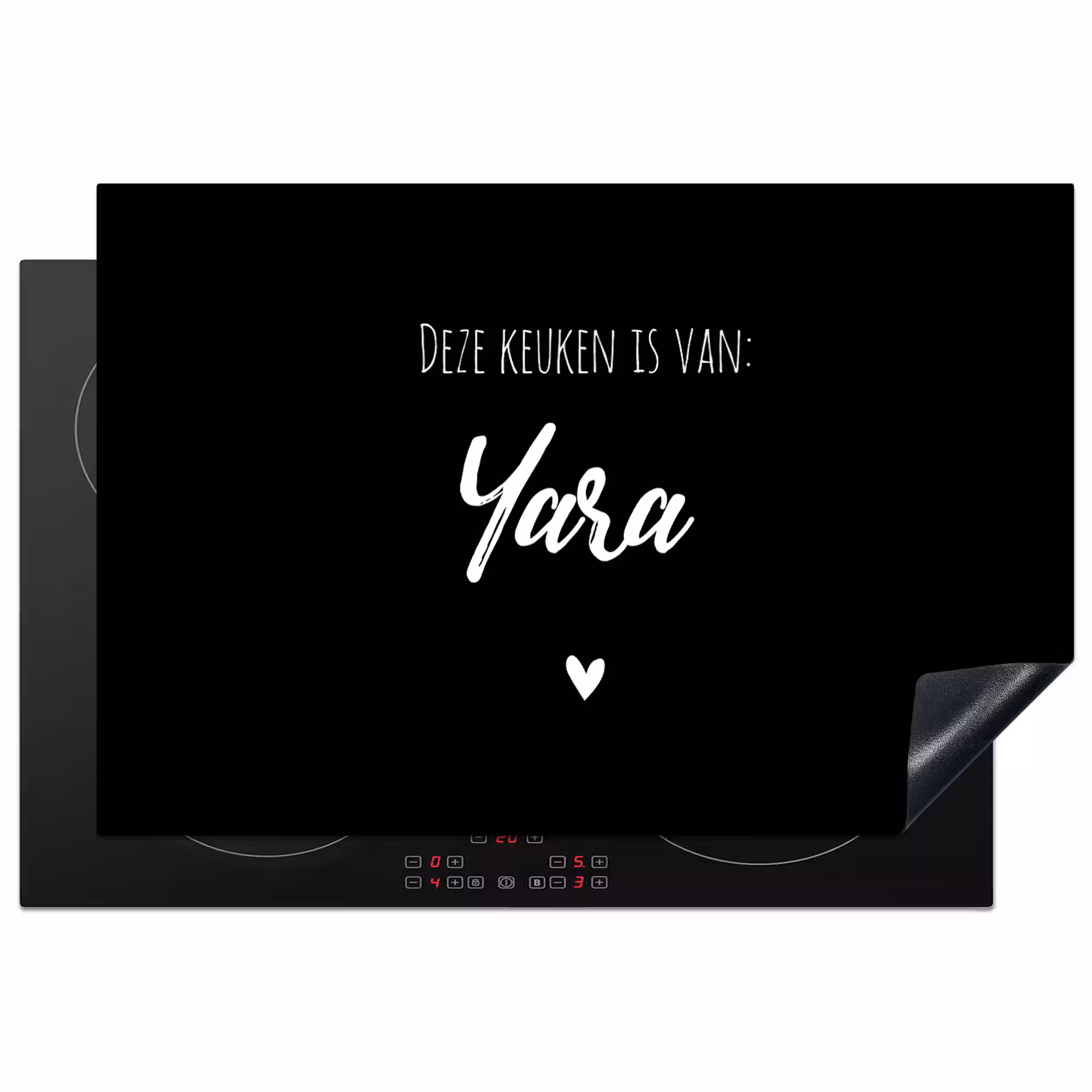 Inductie beschermer - Deze keuken is van: