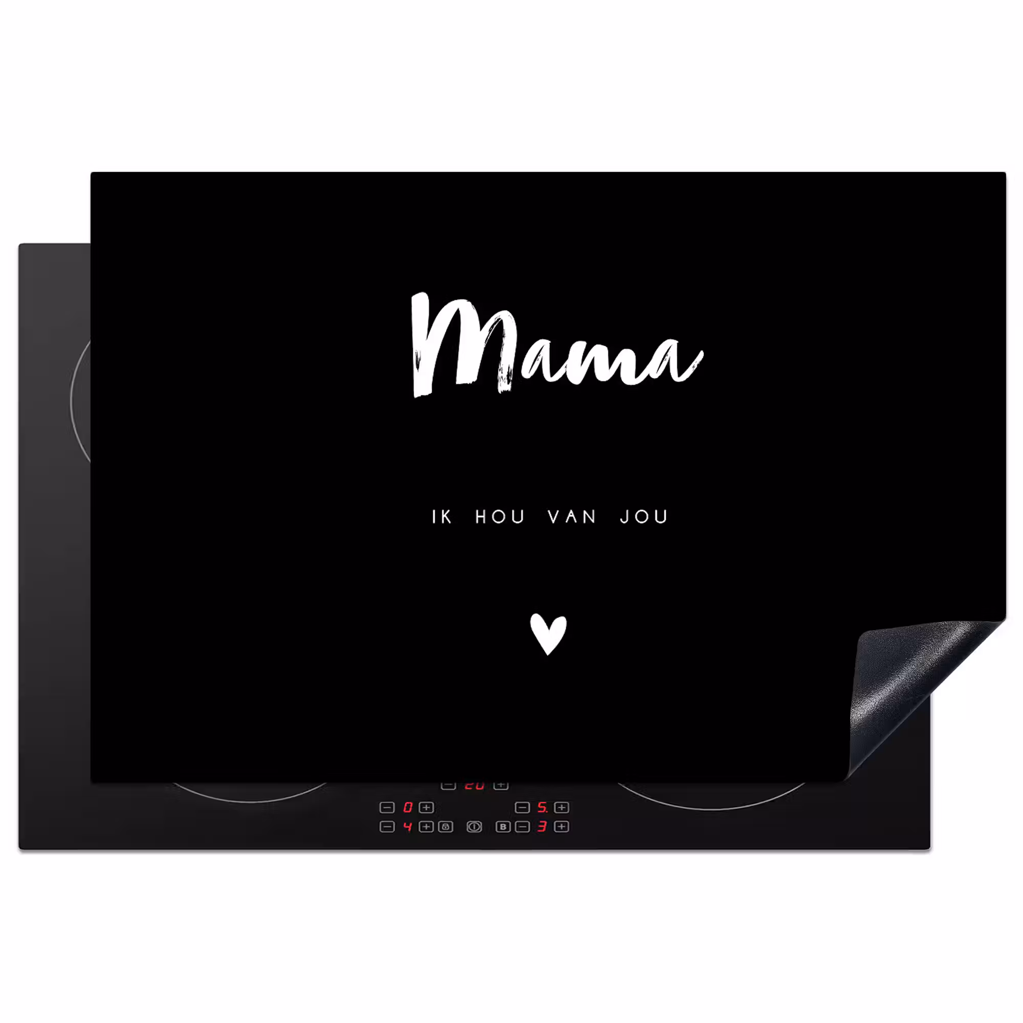 Inductie beschermer - Mama met tekst