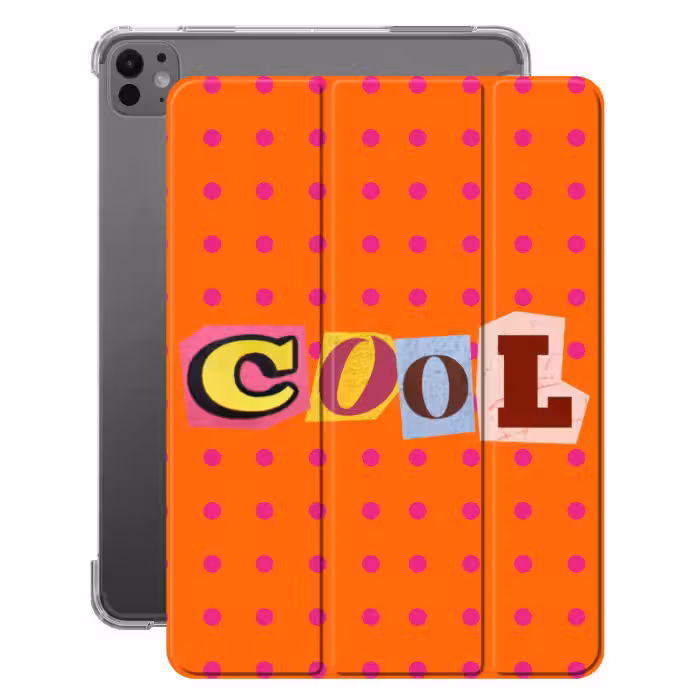 iPad hoes - Cool - Stippen - Oranje