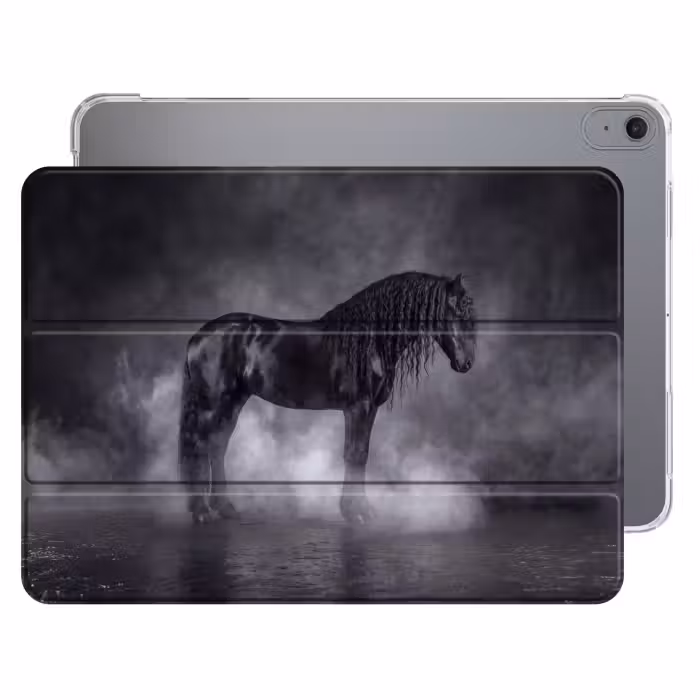 iPad hoes - Paard - Magisch - Zwart