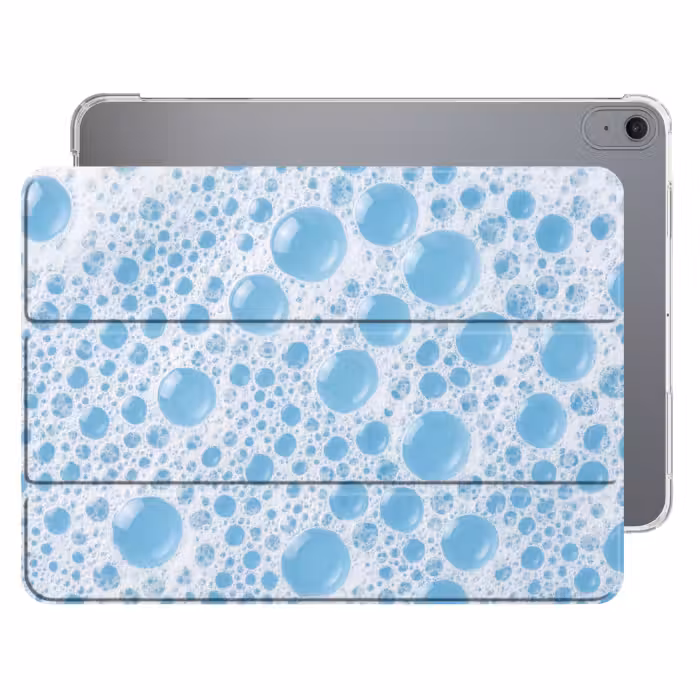 iPad hoes - Schuim - Bubbels - Blauw