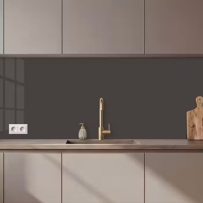 Keuken achterwand - Grijs - Kleuren - Effen