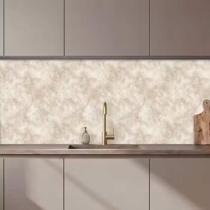 Keuken achterwand - Beige - Reliëfstructuur - Natuursteen