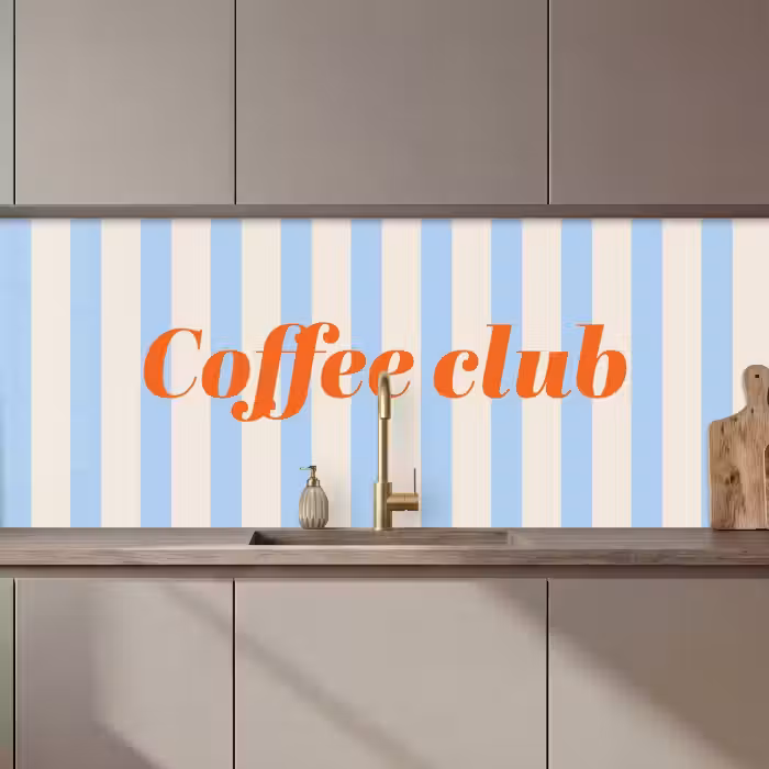 Keuken achterwand - Coffee - Club