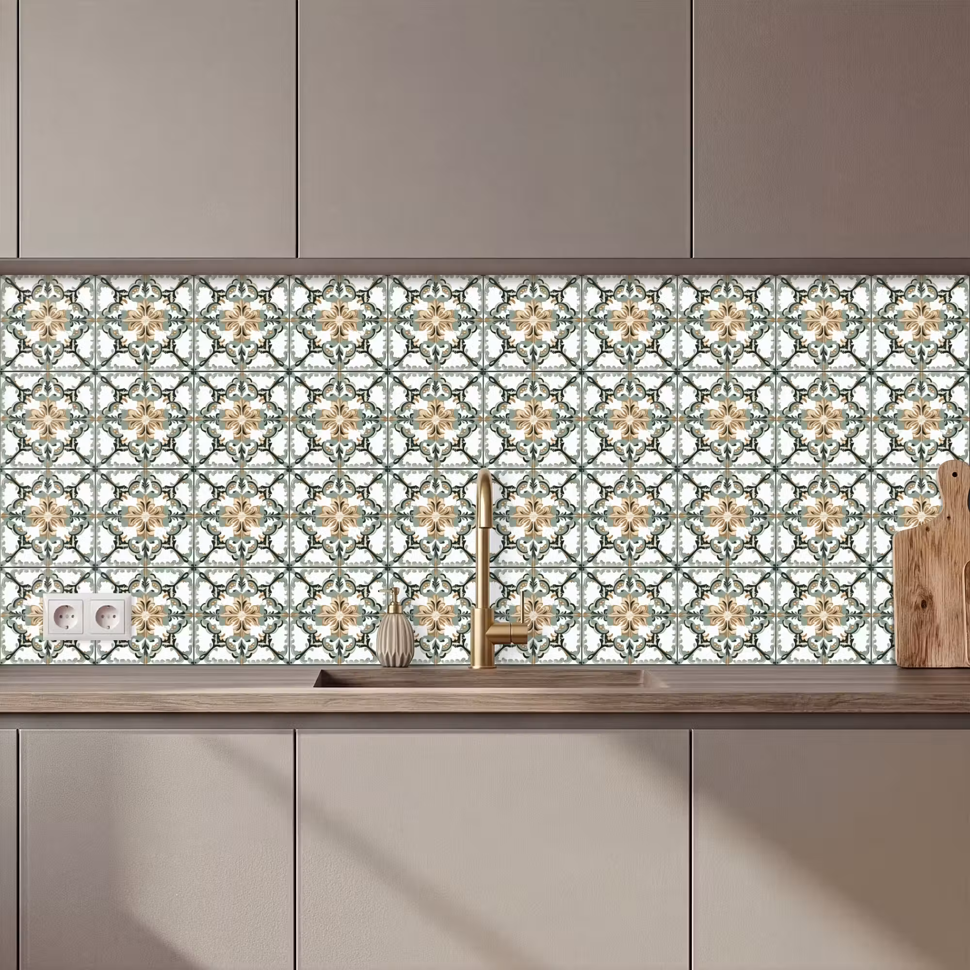 Keuken achterwand - Floraal - Verweerd - Keurrijk