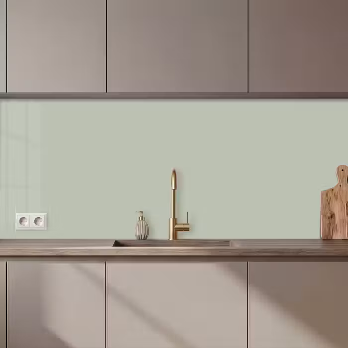 Keuken achterwand - Mintgroen - Effen kleur