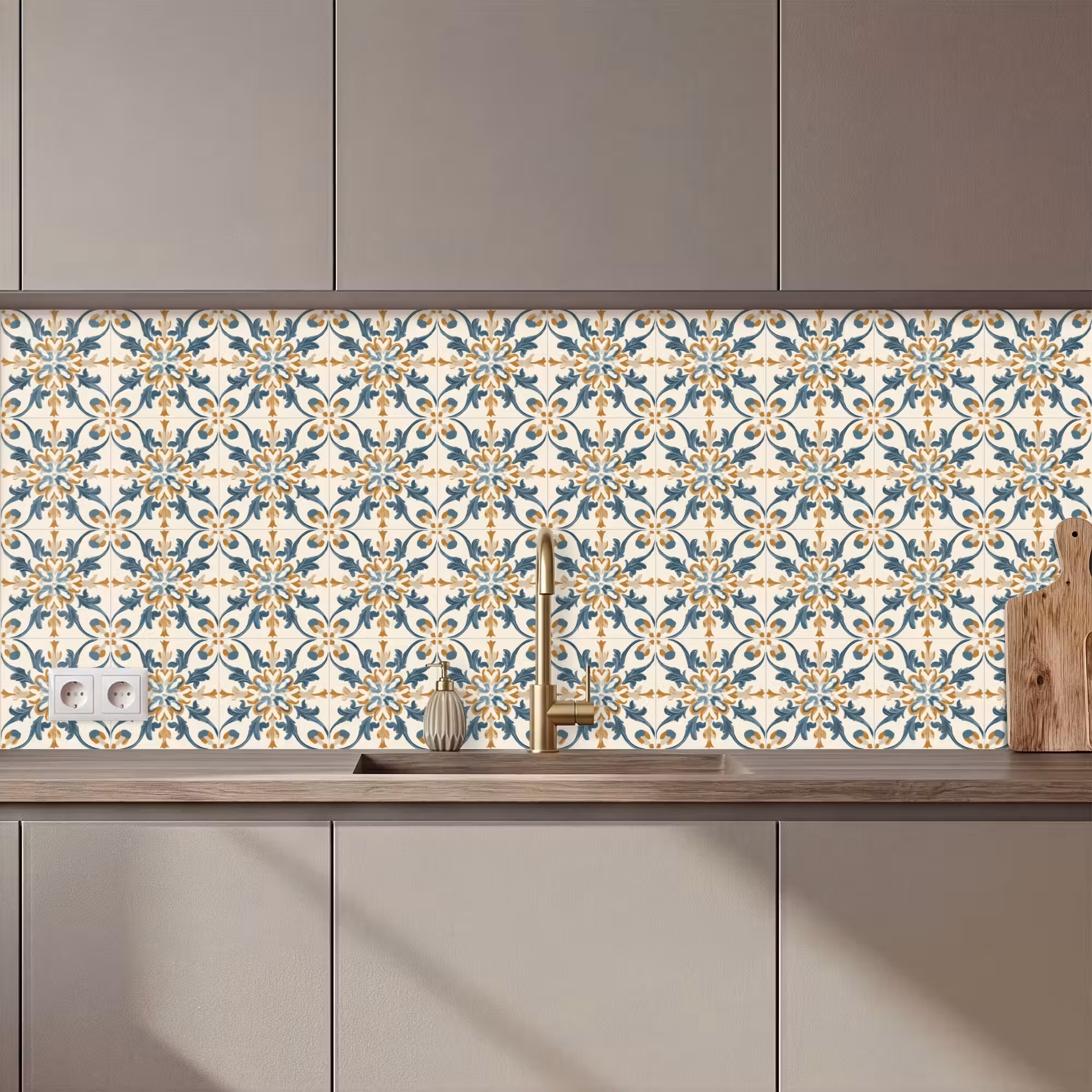 Keuken achterwand - Patroon - Klassiek - Kleurrijk