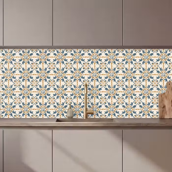 Keuken achterwand - Patroon - Klassiek - Kleurrijk