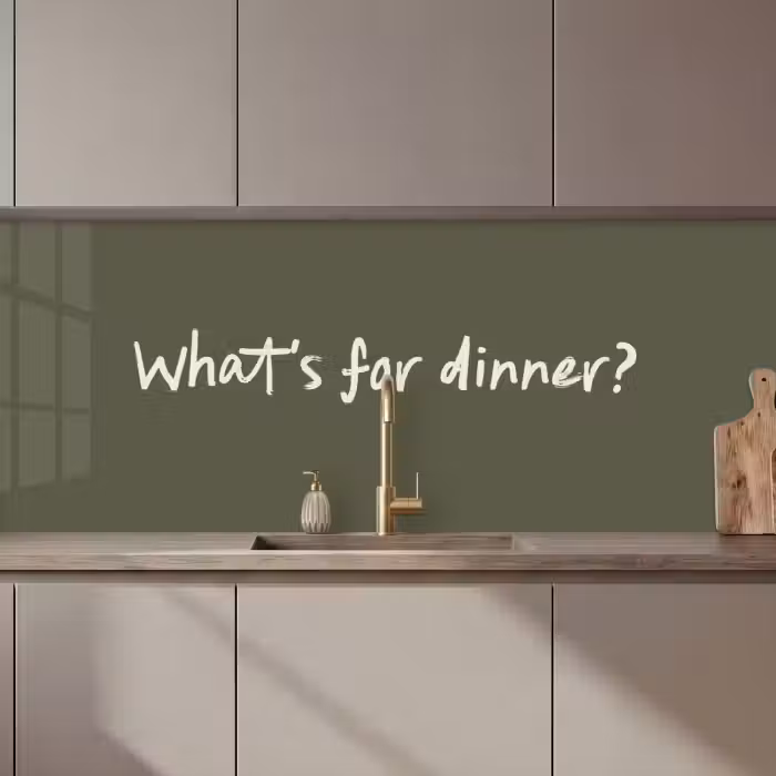 Keuken achterwand - Whats for dinner?