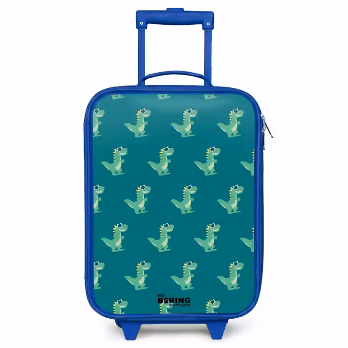 Kinderkoffer - Blauw - Tyranosaurus specs