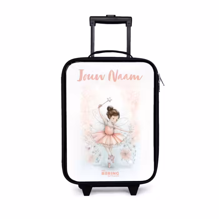 Kinderkoffer met naam - Ballerina - Elf - Fee