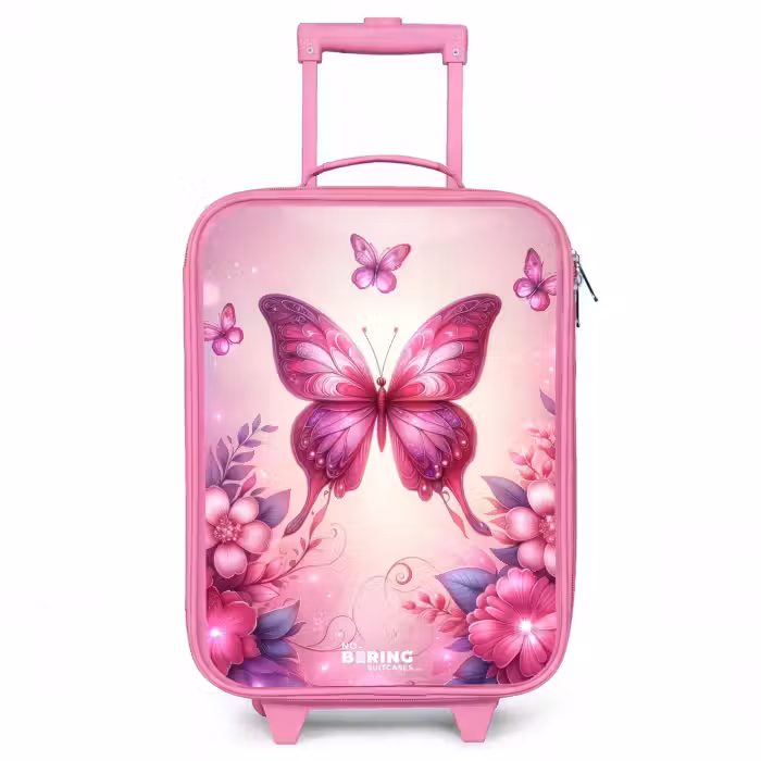 Kinderkoffer - Roze - Vlindervallei