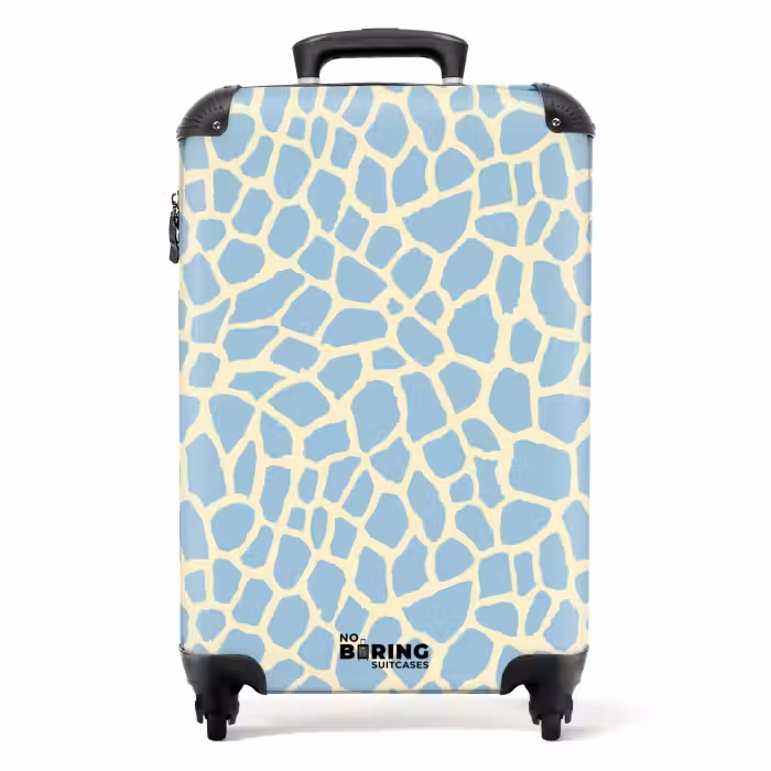 Koffer - Giraf - Modern - Blauw