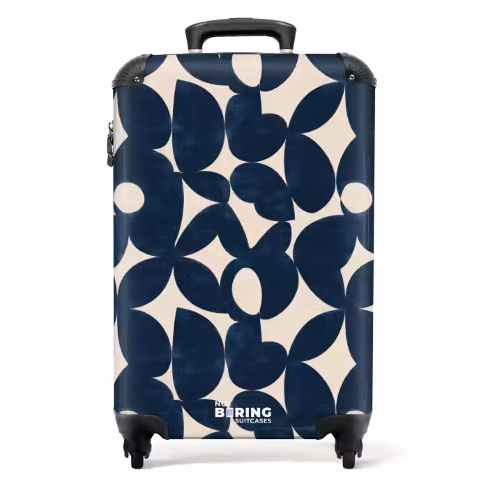 Koffer - Modern - Geometrisch - Blauw