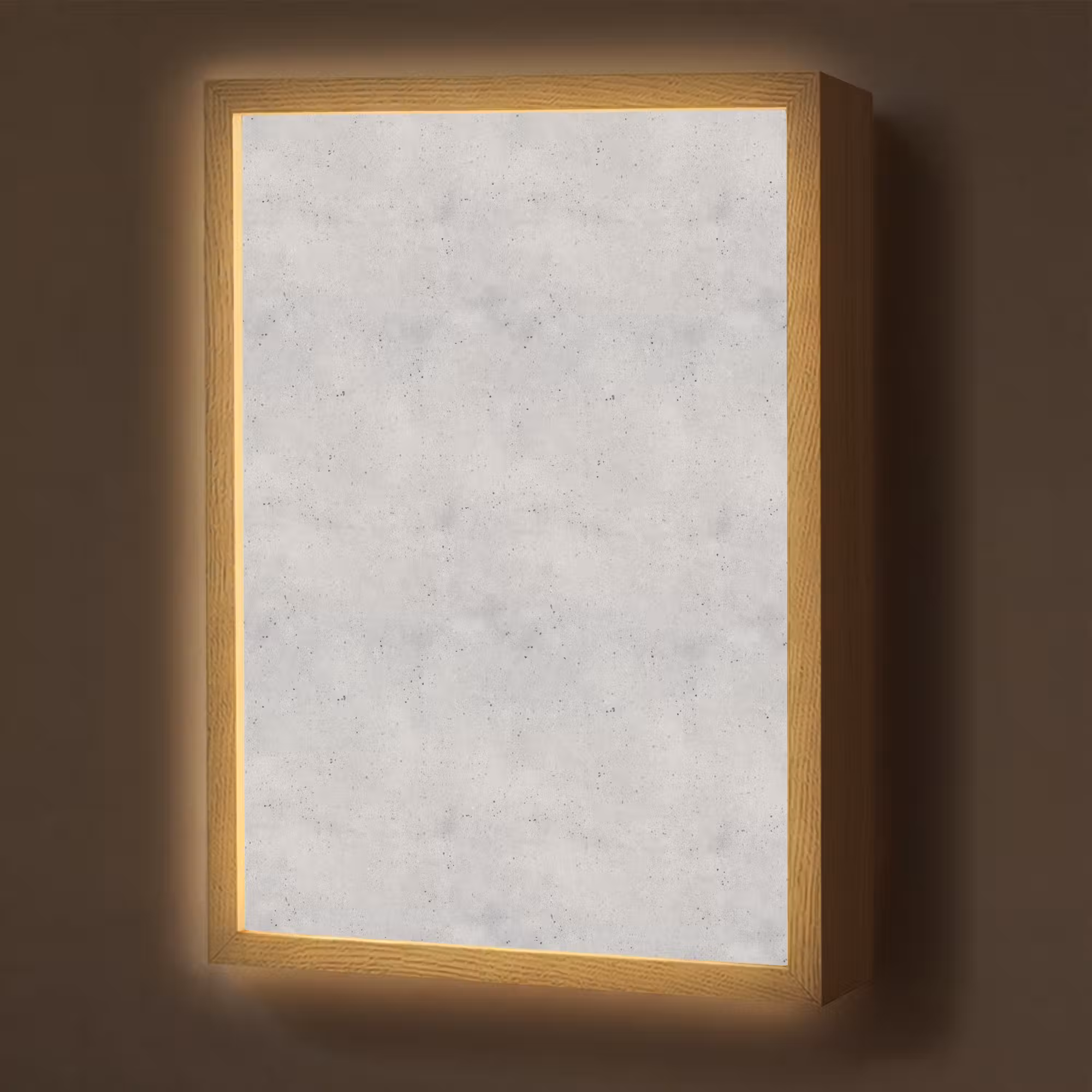 Lightbox - Wandlamp - Grijs - Beton - Neutraal
