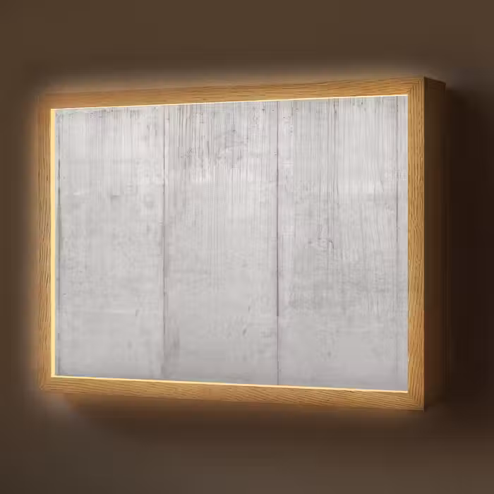 Lightbox - Wandlamp - Grijs - Betonlook - Industrieel