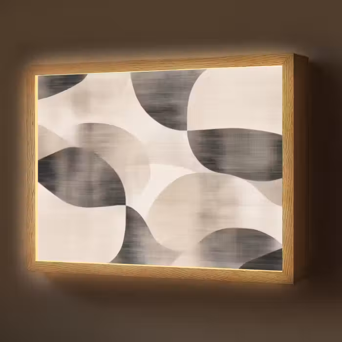 Lightbox - Wandlamp - Grillige vormen - Subtiele overgangen - Dynamisch