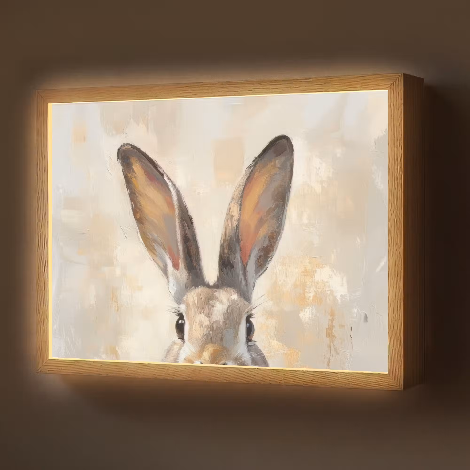 Lightbox - Wandlamp - Haas - Oren - Bruin