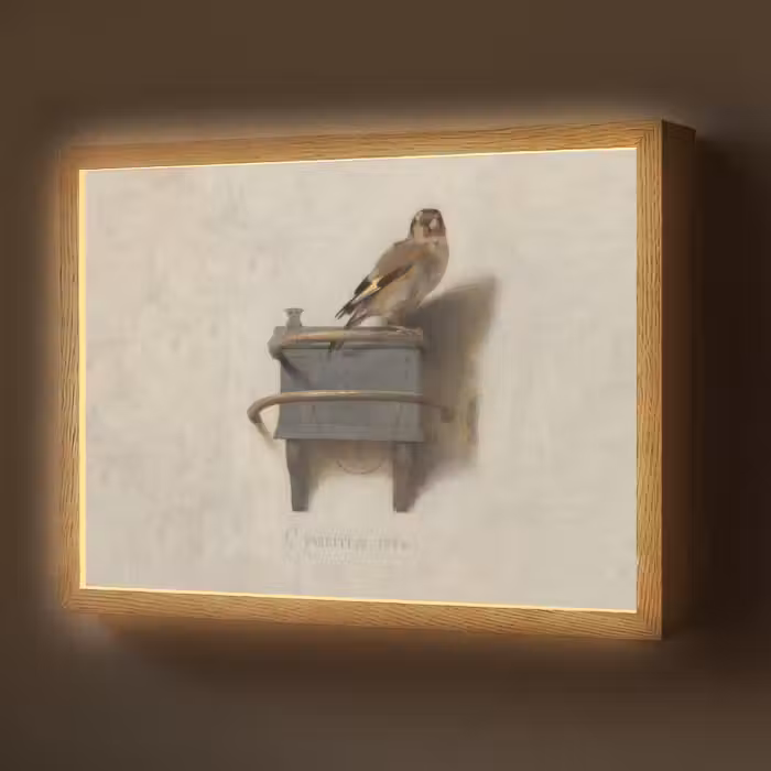 Lightbox - Wandlamp - Het Puttertje - Schilderij - Fabricius - Oude Meester
