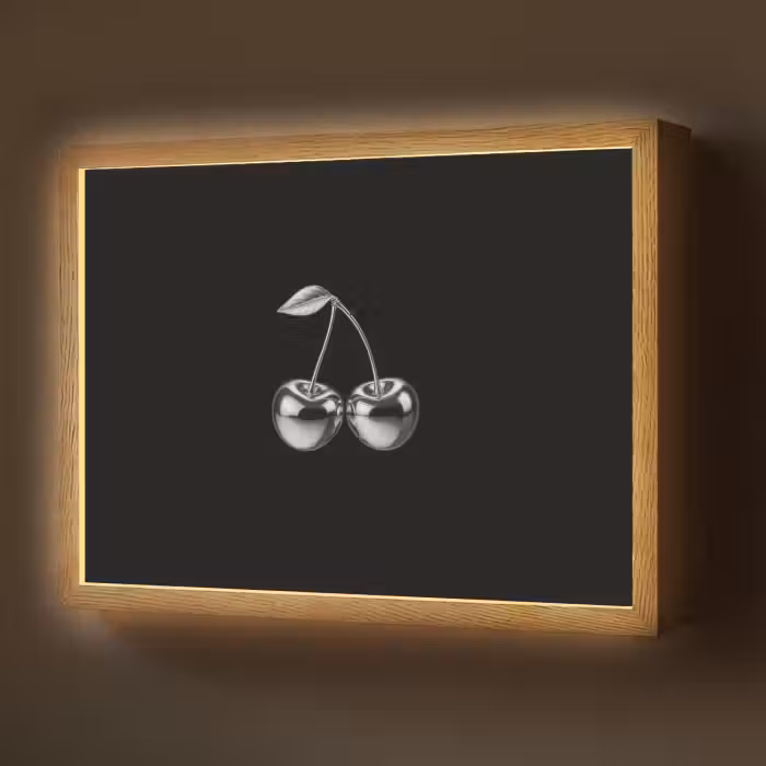 Lightbox - Wandlamp - Kers - Luxueus - Metallic