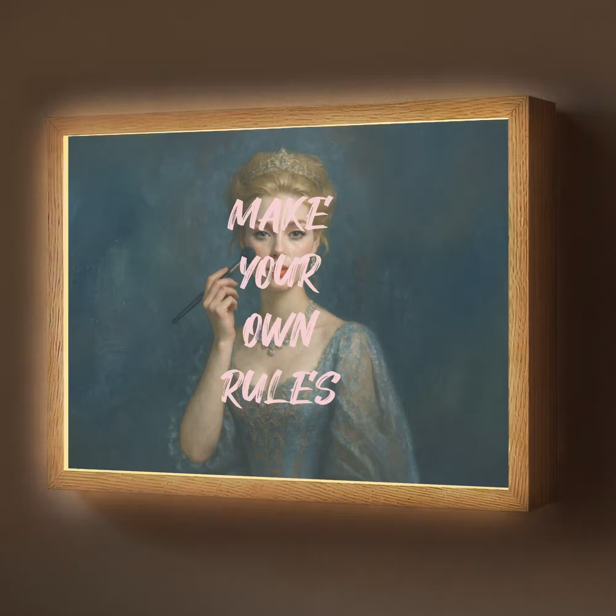 Lightbox - Wandlamp - Klassiek - Sierlijk - Roze