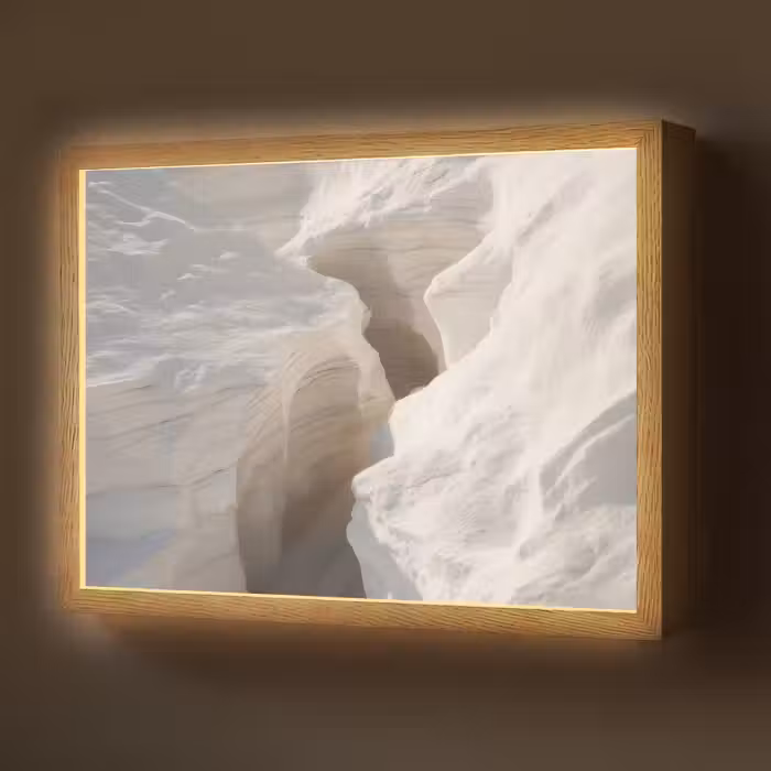 Lightbox - Wandlamp - Kloof - Wit - Sneeuw