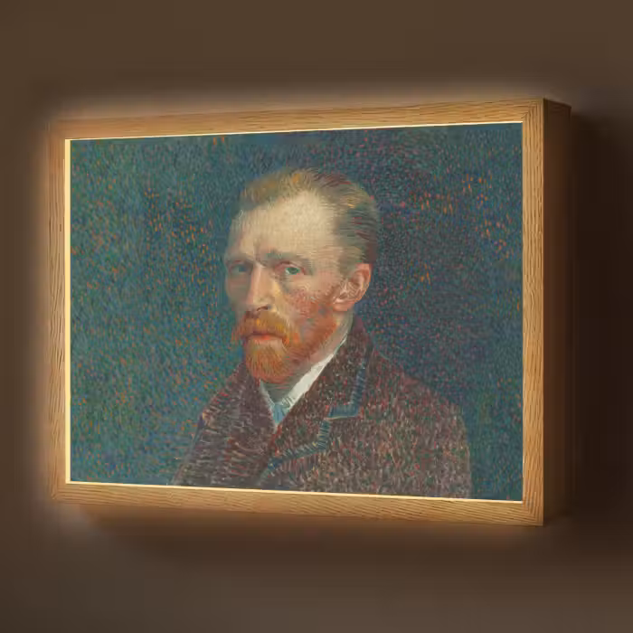 Lightbox - Wandlamp - Kunst - Van Gogh - Oude meesters - Zelfportret