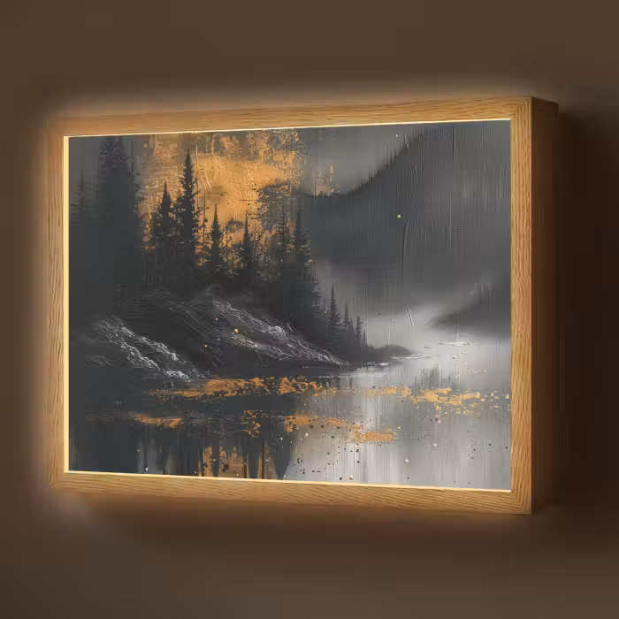 Lightbox - Wandlamp - Natuur - Abstract - Landschap - Modern