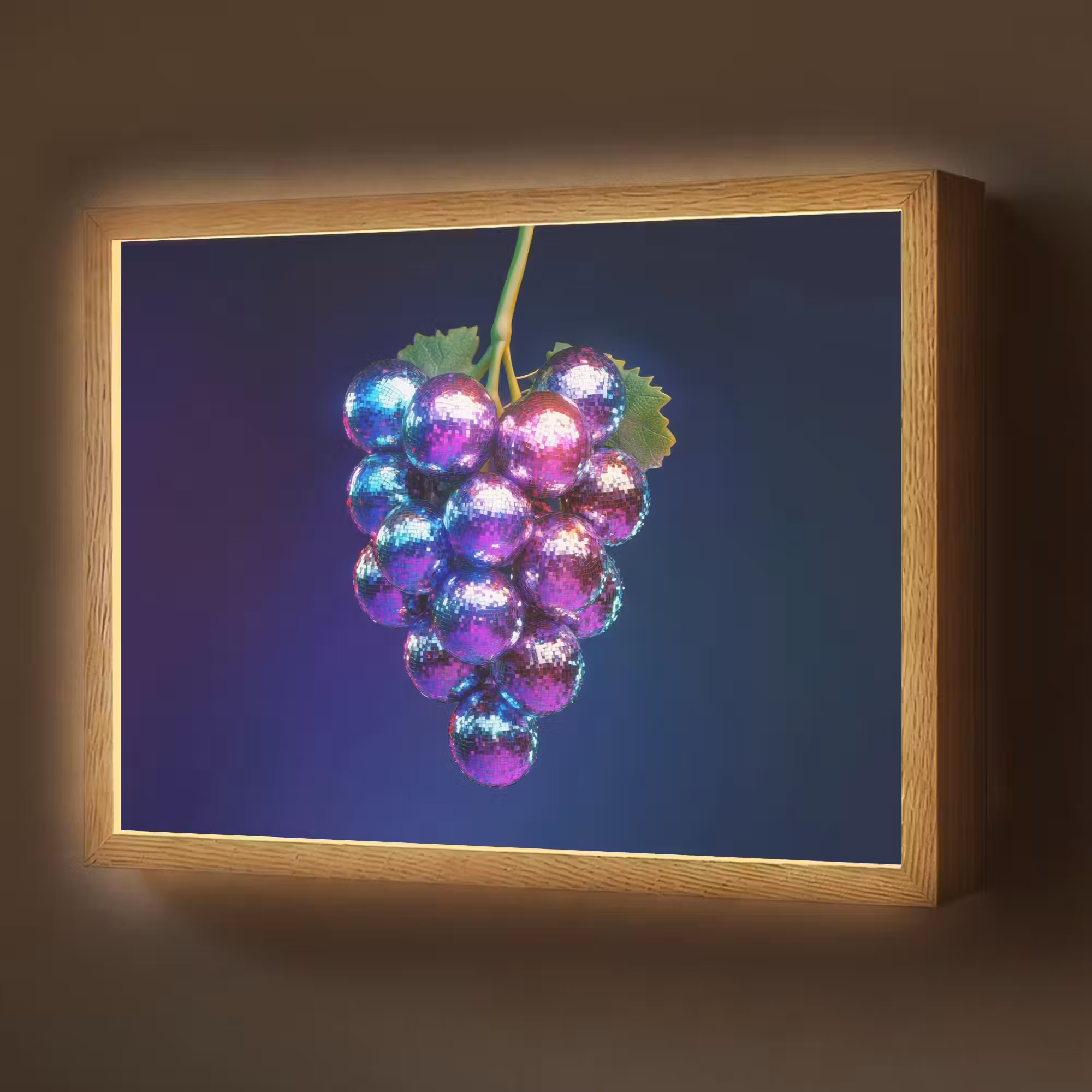 Lightbox - Wandlamp - Paars - Disco - Feest - Druif