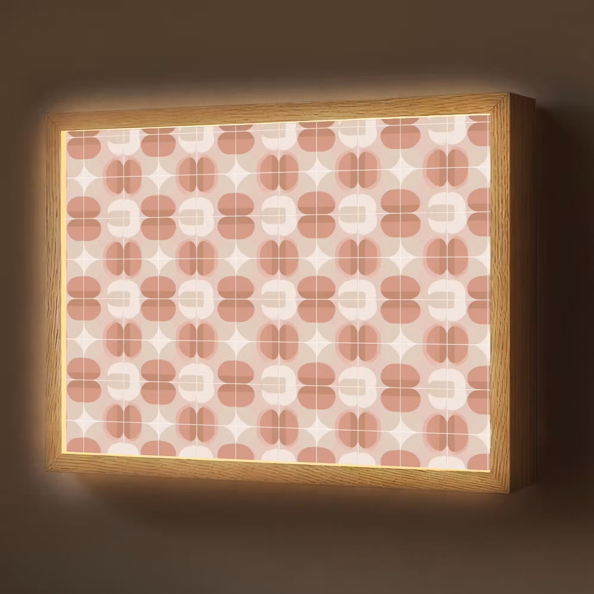 Lightbox - Wandlamp - Retro - Klassiek - Roze