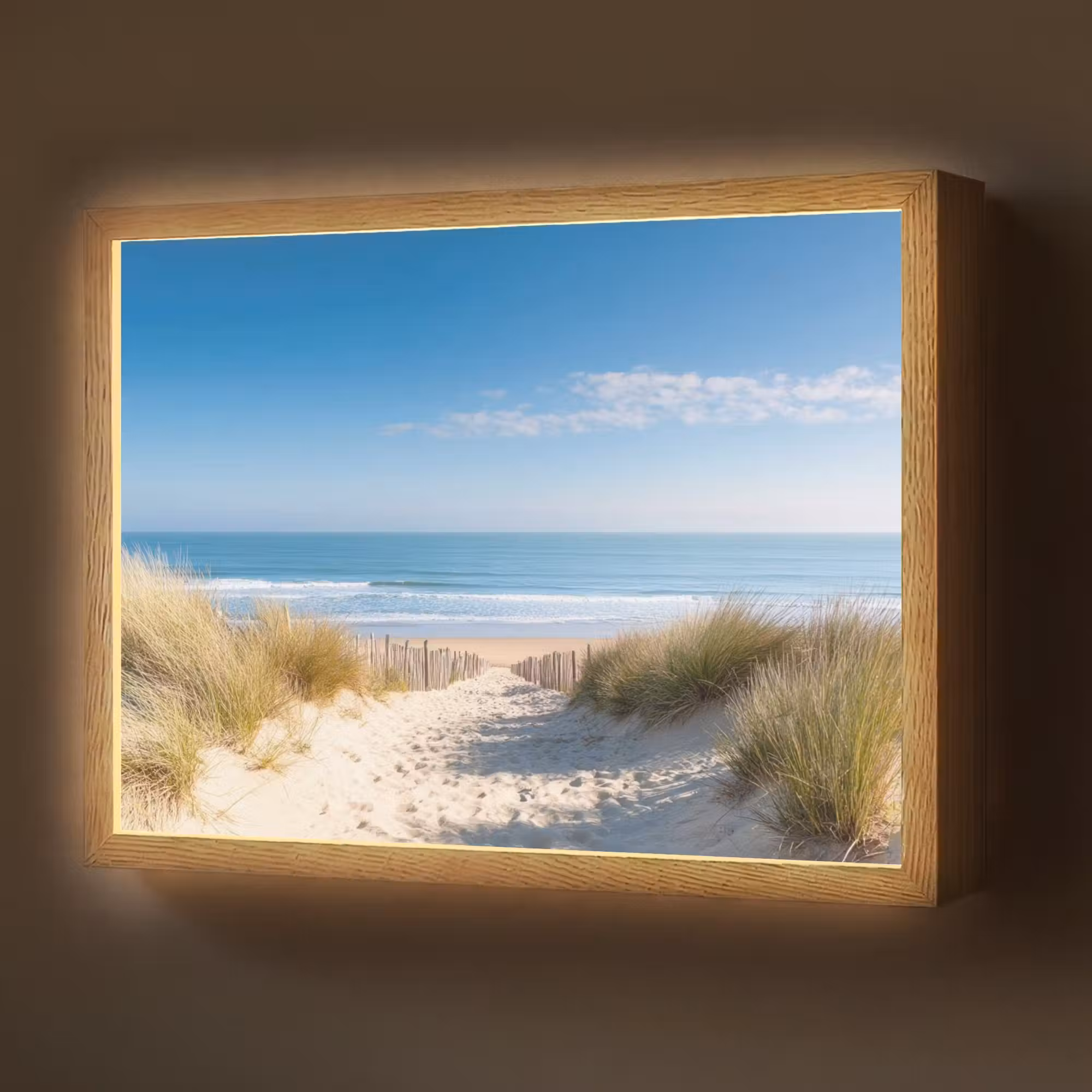 Lightbox - Wandlamp - Strand - Zee - Duin - Zand - Zomer