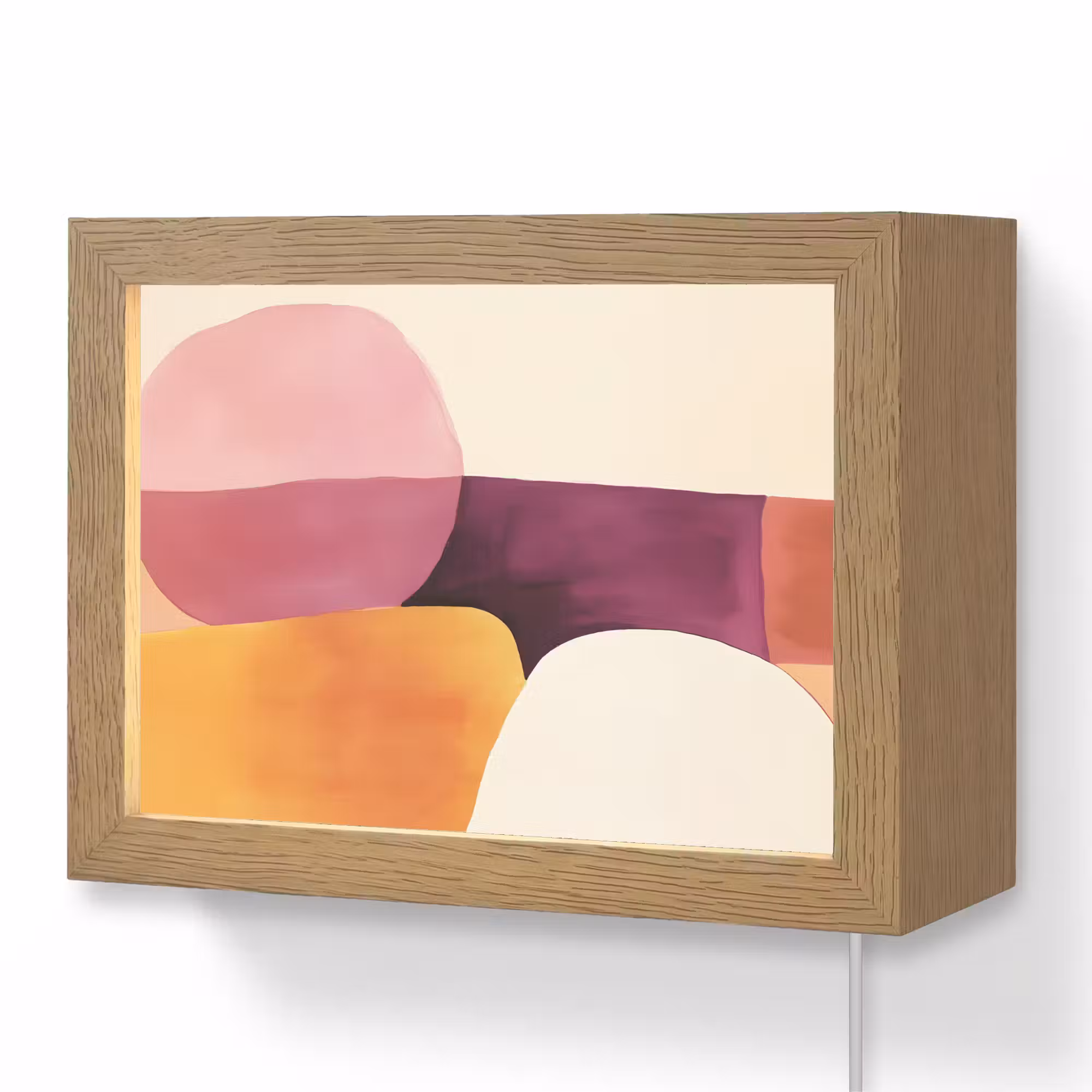 Lightbox - Wandlamp - Vormen - Abstract - Kleurrijk