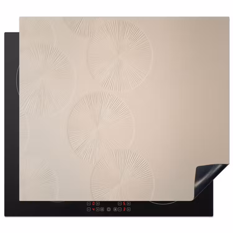 Inductie beschermer - Japandi - Beige - Modern