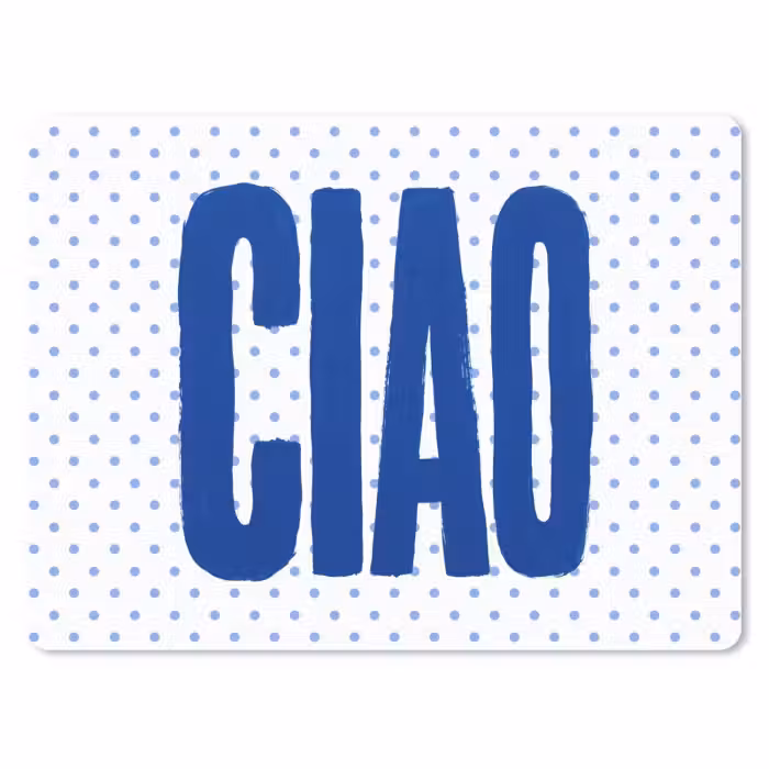 Muismat - Ciao - Stippen - Roze - Wit
