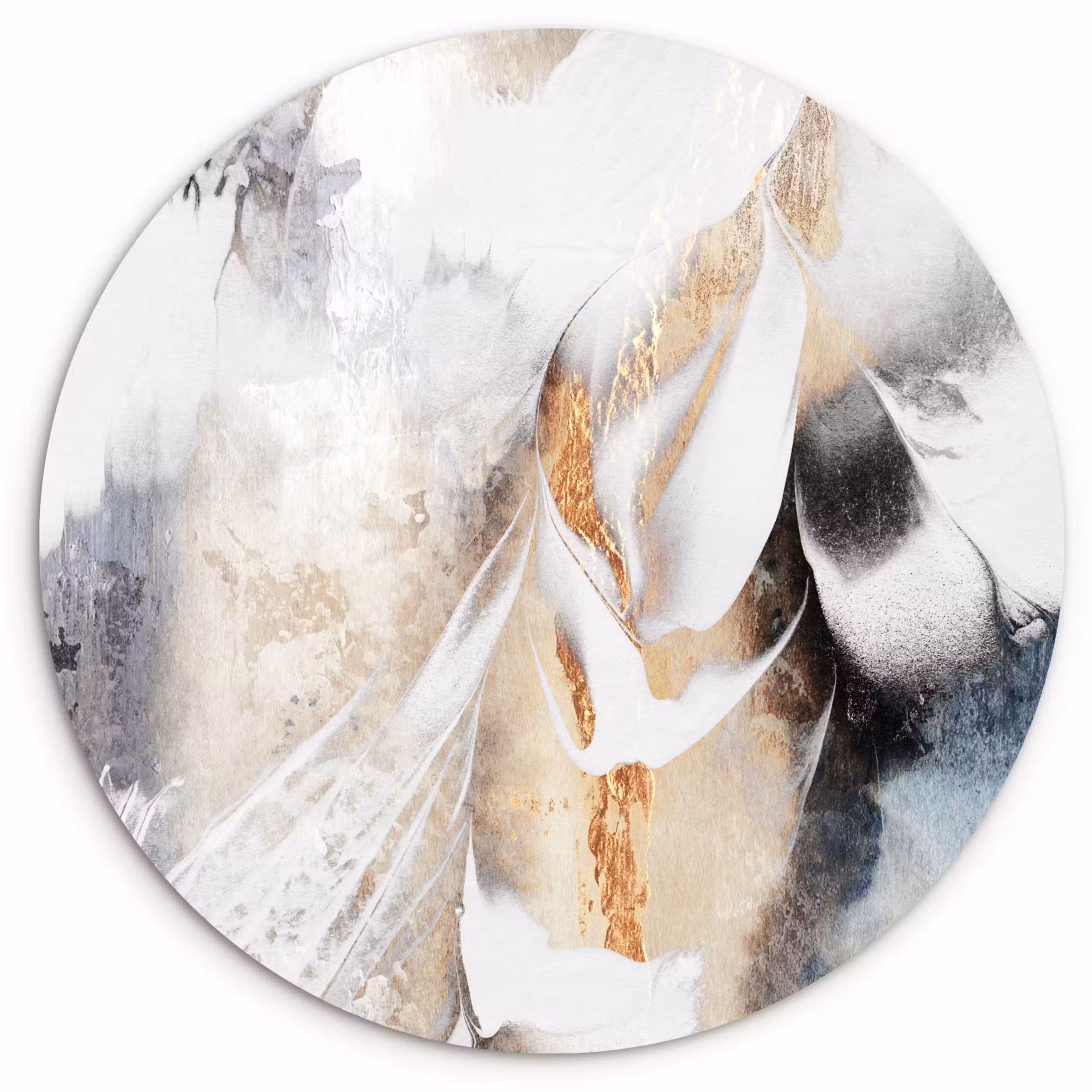 Muurcirkel - Abstract - Gold - Design - Luxe