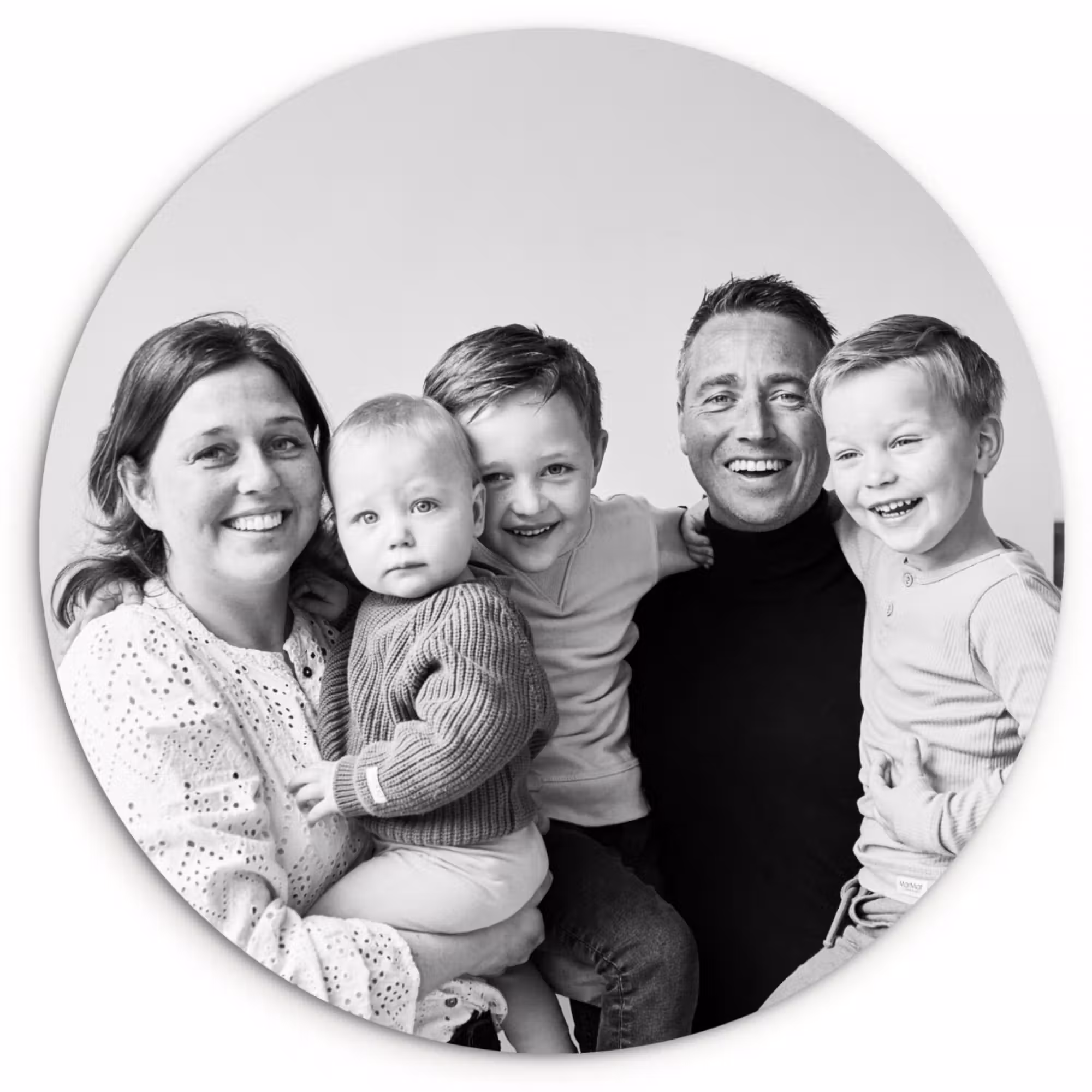 Foto op muurcirkel - Aluminium