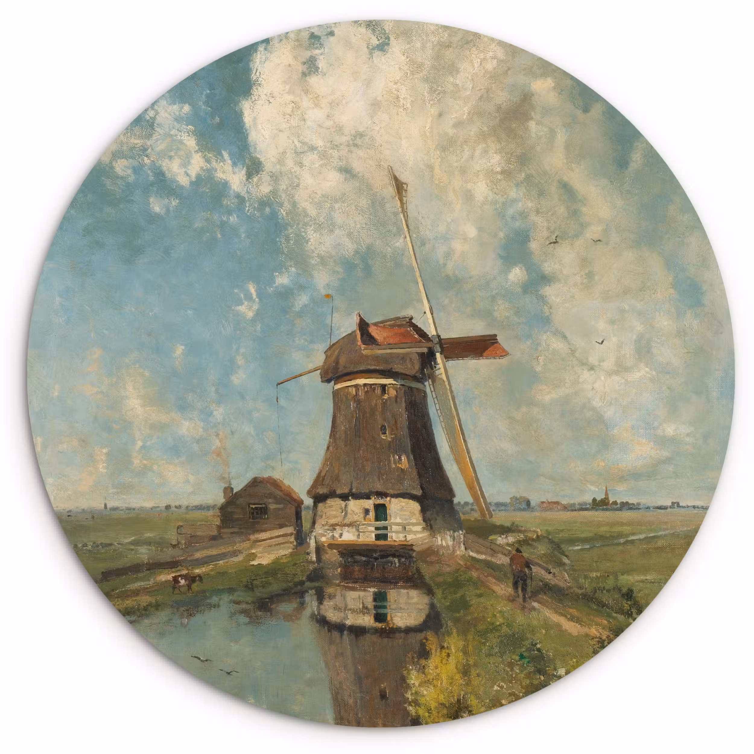 Muurcirkel - In de maand juli - Schilderij van Paul Joseph Constantin Gabriël