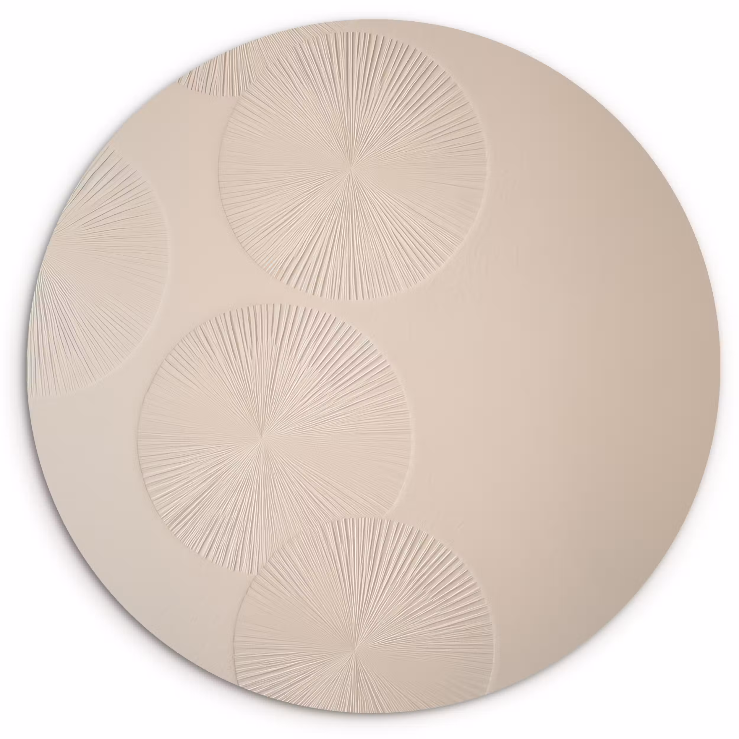Muurcirkel - Japandi - Beige - Modern