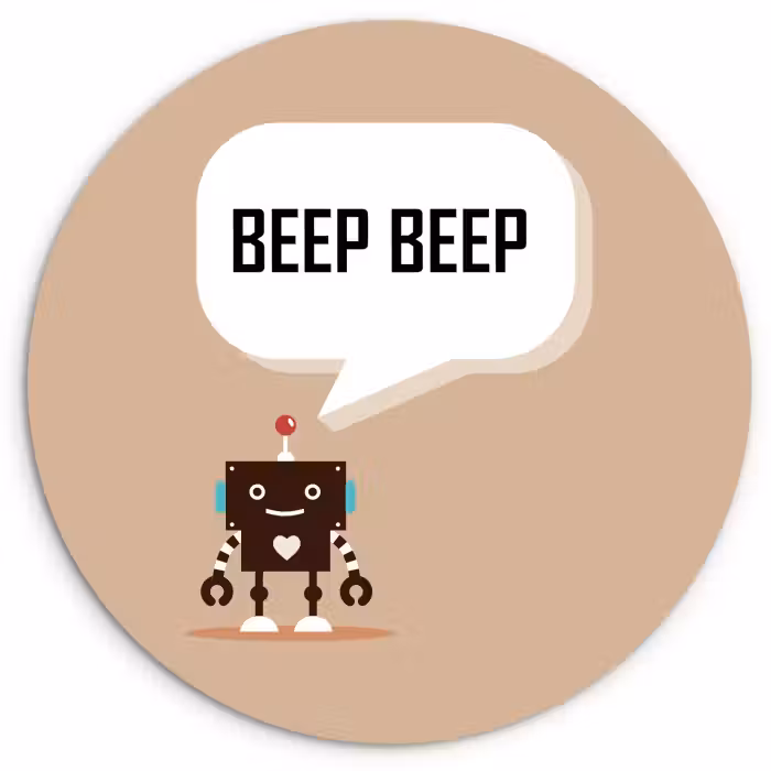 Muurcirkel - Spreuken - Quotes - Beep beep - Robot - Hart - Kids - Jongens