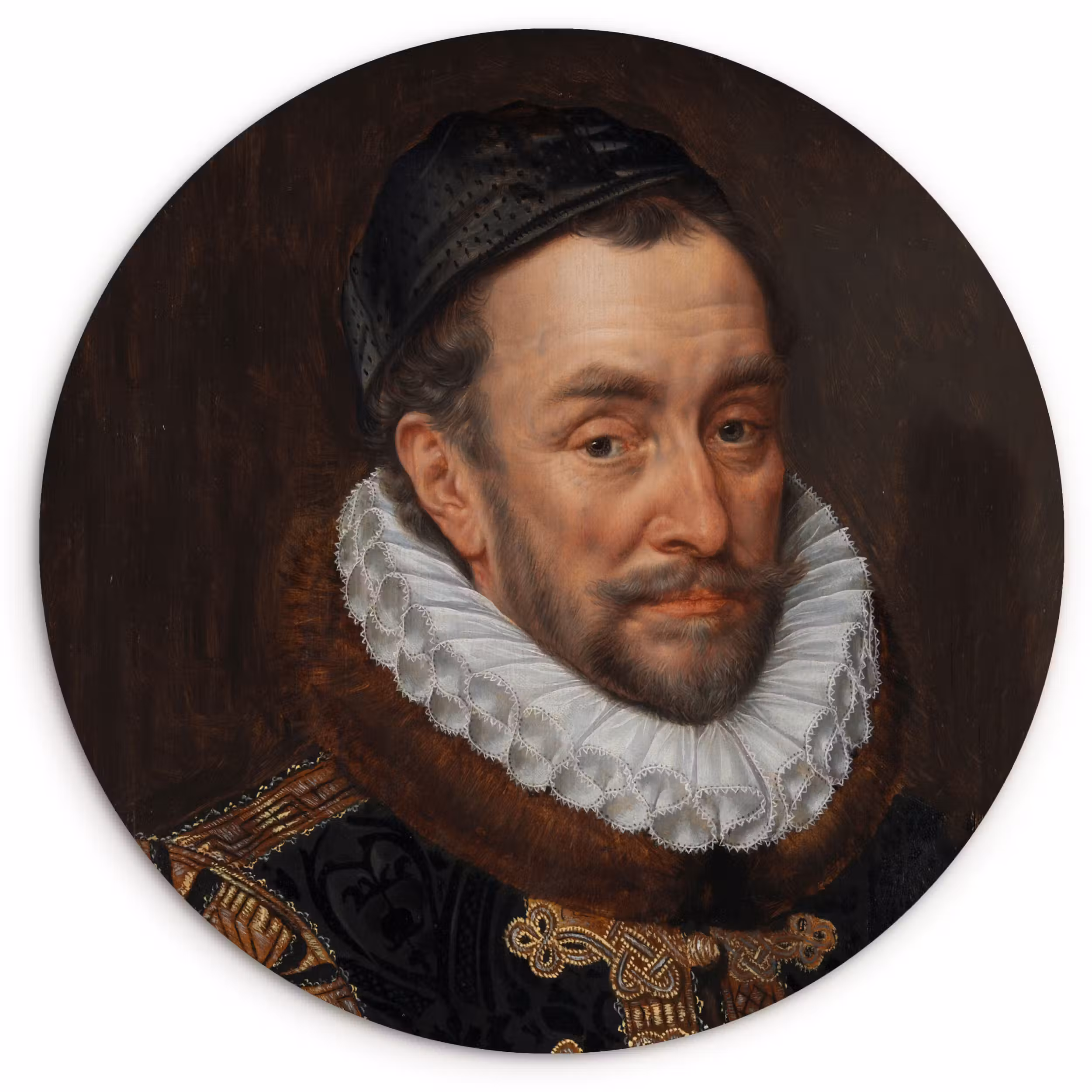Muurcirkel - Willem van Oranje - Schilderij van Adriaen Thomasz.