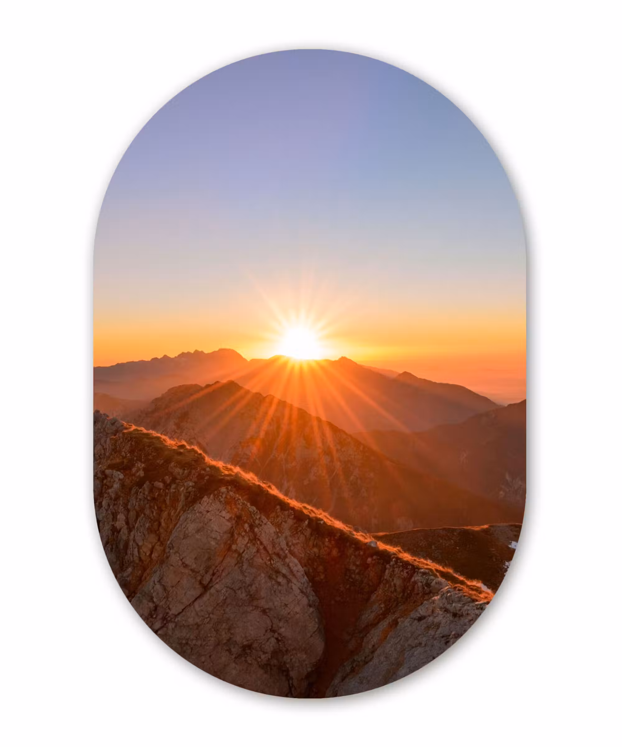 Muurovaal - Berg - Landschap - Zon