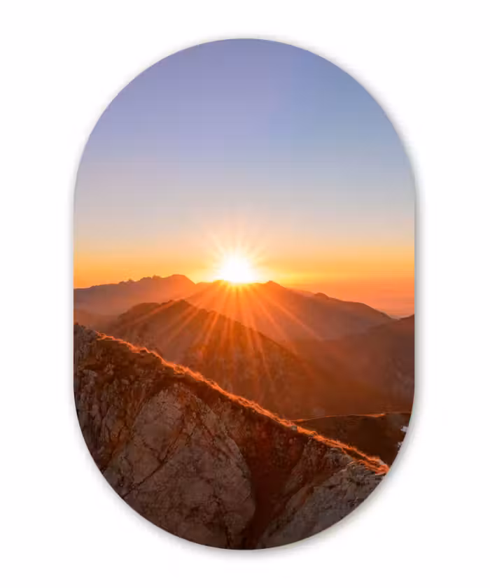 Muurovaal - Berg - Landschap - Zon