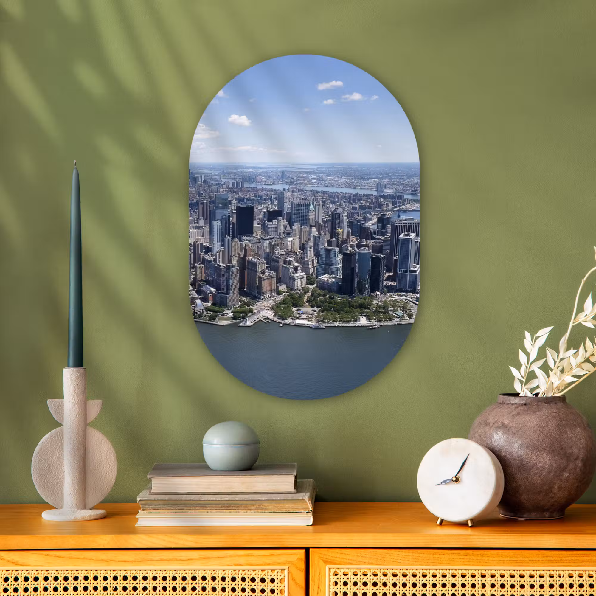 Muurovaal - New York - USA - Skyline