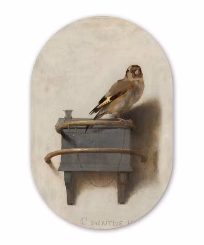 Muurovaal - Puttertje - Oude Meester - Carel Fabritius